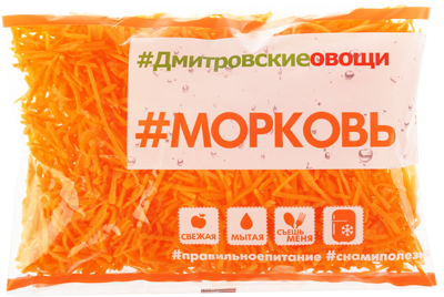 Морковь резаная соломка 250г купить с доставкой на дом в интернет магазине