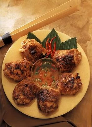 Курица в маринаде, жаренная в гриле