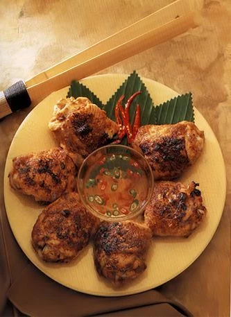 Курица в маринаде, жаренная в гриле