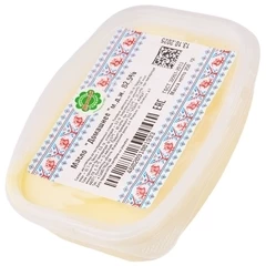 Масло сливочное Домашнее 82.5% жир. сладко-сливочное 250г