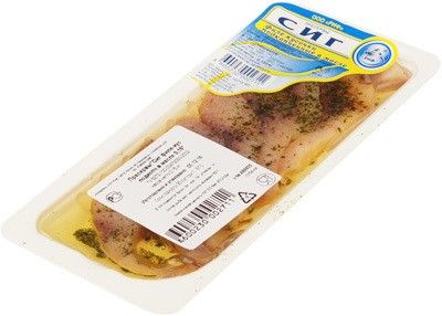 Сиг филе-кусочки подкопченные 150г