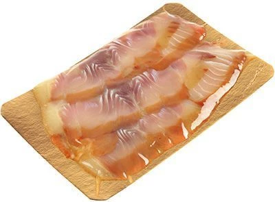 Сом холодного копчения ломтики 100г -0}