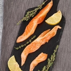 Теша лосося холодного копчения cемга 200г