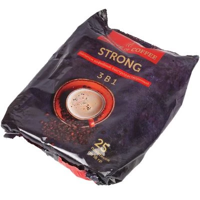 Кофейный напиток растворимый Strong 3в1 450г-1}