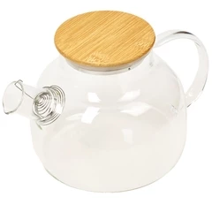 Чайник из жаропрочного стекла Бочонок Китай 900мл 