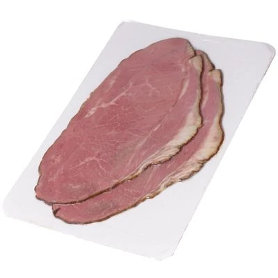 Окорок По-тамбовски из мраморной говядины варено-копченый нарезка 100г-1}