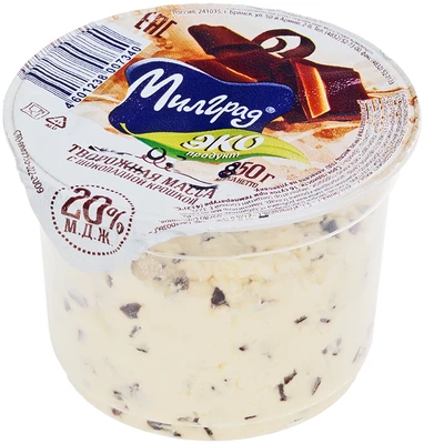 Масса творожная с шоколадом 20% жир., 250г РАСПРОДАЖА-0}