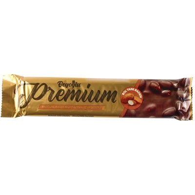Молочный шоколад Premium с цельным миндалем 75г-0}