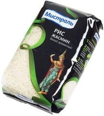 Рис Жасмин белый ароматный длиннозерный Мистраль 500г