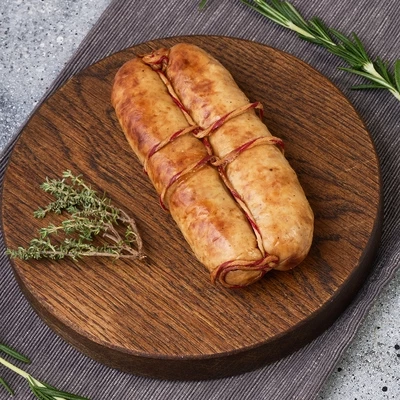 Колбаса Борская жареная из индейки Деликатеска ~300г-1}