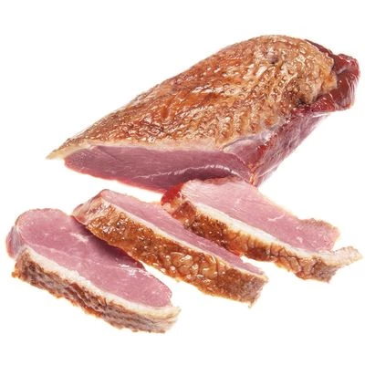 Филе грудки кологривского гуся варено-копченое ~200г-0}