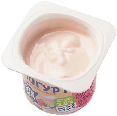 Йогурт Эгоша с клубникой для детей 2.8% 100г-1}
