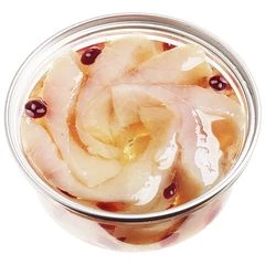 Муксун слабосоленый в масле с брусникой филе-ломтики 200г