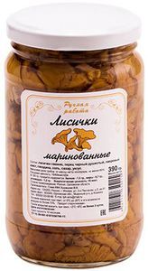 Лисички маринованные 390г