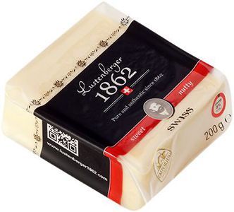 Сыр Люстенбергер 1862 орехово-сладкий 50% жир., 200г