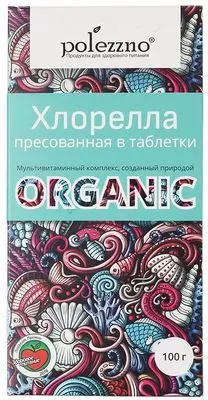 Хлорелла, прессованная в таблетки 100г