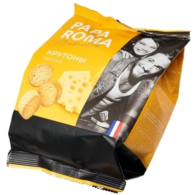 Крутоны Papa Roma сырные 100г-1}