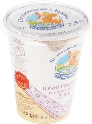 Простокваша Коровка из Кореновки 2,5% жир., 350г-1}
