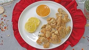 Икра минтая жаренная с соусом Том Ям от Шефа