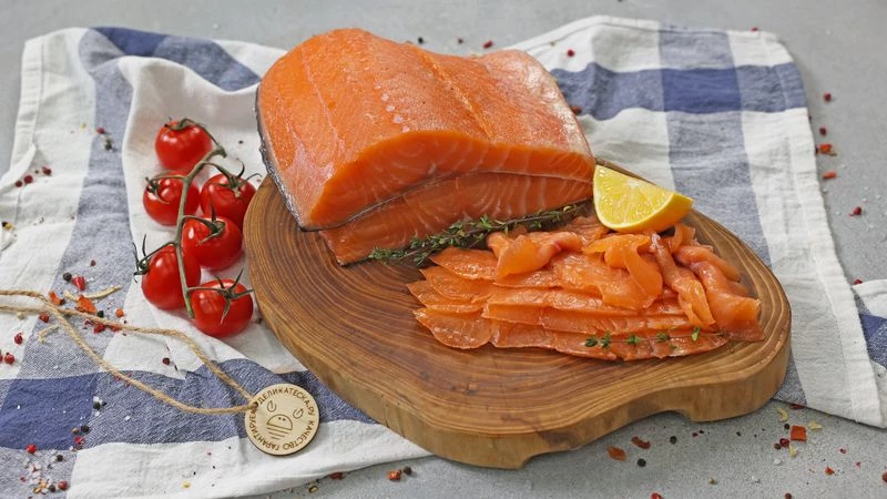 Слабосоленая семга с засолочной смесью от Шефа