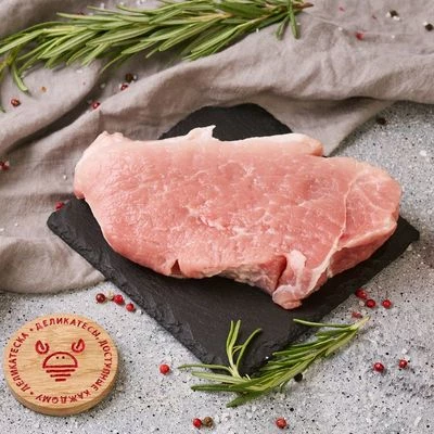 Свинина окорок без кости охлажденный от Шефа ~400г-0}