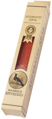 Колбаса из куропатки сырокопченая 170г-0}