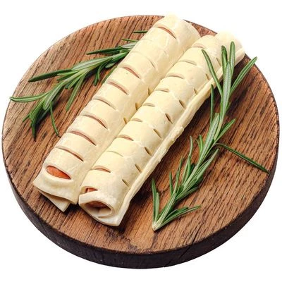 Слойка с сосиской Марсельской и сыром 300г-1}