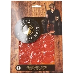 Мясо утки сыровяленое нарезка 100г