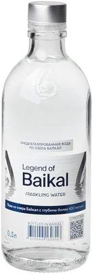 Вода питьевая газированная Legend of Baikal 500мл-0}