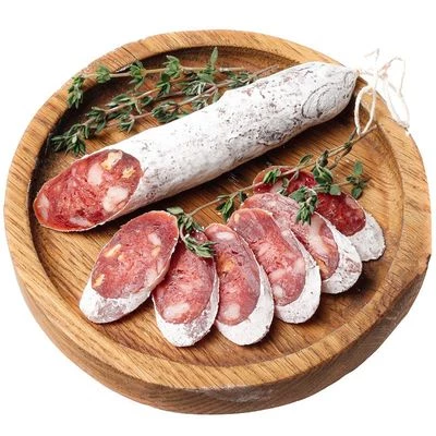 Колбаса сыровяленая Фуэт Canard из мяса утки с апельсином Деликатеска 120г-0}