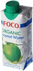 Кокосовая вода натуральная Foco 330мл 