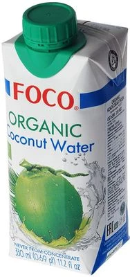 Кокосовая вода натуральная Foco 330мл -1}