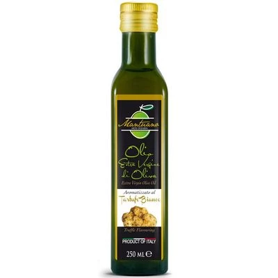 Масло оливковое нерафинированное Extra Virgin с ароматом белого трюфеля Manutano Италия 250мл-0}