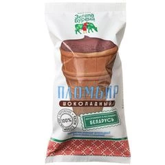 Пломбир шоколадный Зелена-Бурена 15% жир. 70г