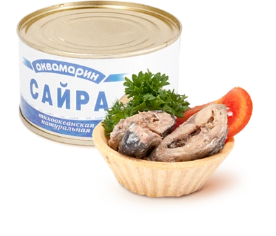 Сайра тихоокеанская в собственном соку, 250г-0}