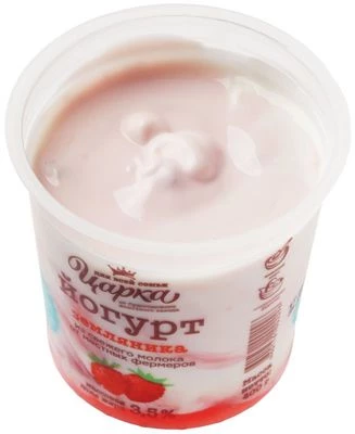 Йогурт земляника 3.5% жир. 400г-1}
