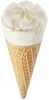 thumb-Мороженое ванильный пломбир в вафельном рожке с кедровым орехом 65г-0}