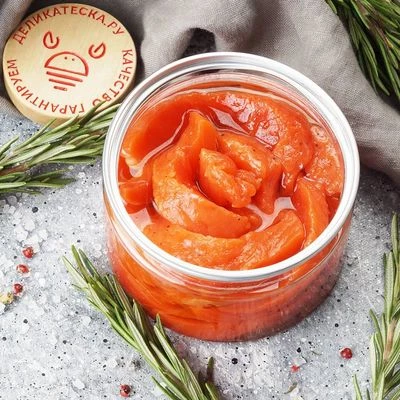 Нерка слабосоленая филе-ломтики в масле от Шефа 160/40 г - купить в Москве по выгодной цене в интернет-магазине Деликатеска.ру