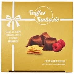 Конфеты трюфели Фантазия со вкусом малины и кусочками хрустящих вафель Франция 50г