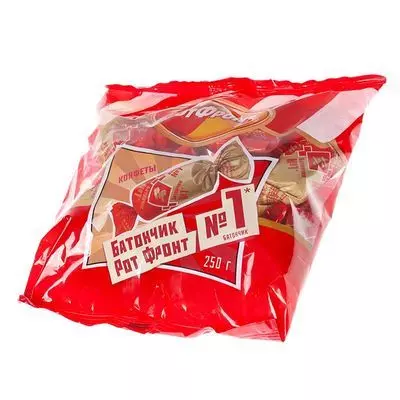 Конфеты Батончики Рот-Фронт 250г - купить в Москве по выгодной цене в ...