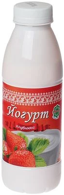 Йогурт со вкусом клубники 2% жир. 450г-0}