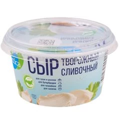 Сыр творожный сливочный Lactica 55% жир. 140г