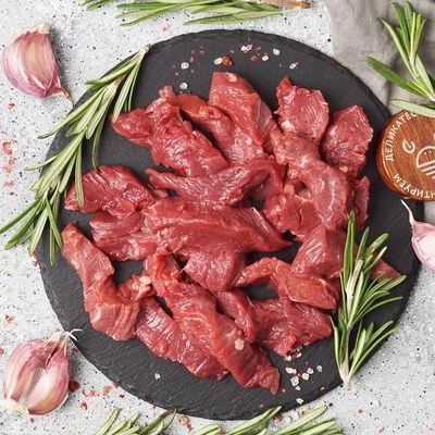 Поджарка из мраморной говядины от Шефа~300г-0}