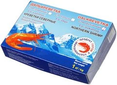 Креветки северные дикие с головой средние 70/90 1кг