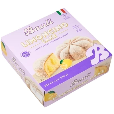 Кекс Bauli с кремовой начинкой Limonsino с сахарной обсыпкой Италия 400г-1}