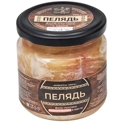 Пелядь подкопченная в масле филе-ломтики Деликатесы севера 190г