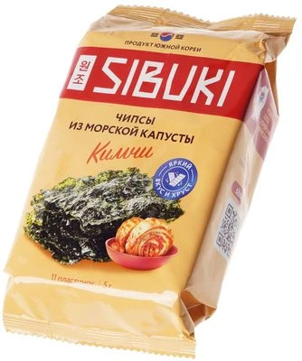 Чипсы из морской капусты Кимчи 5г-1}