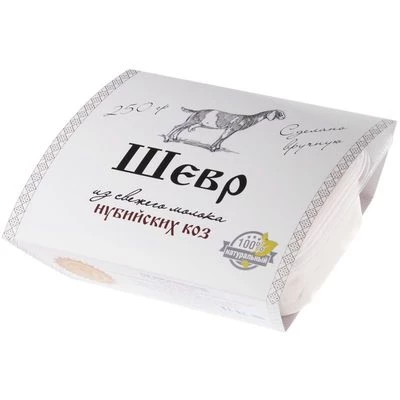 Сыр Шевр из молока нубийских коз 250г РАСПРОДАЖА-0}