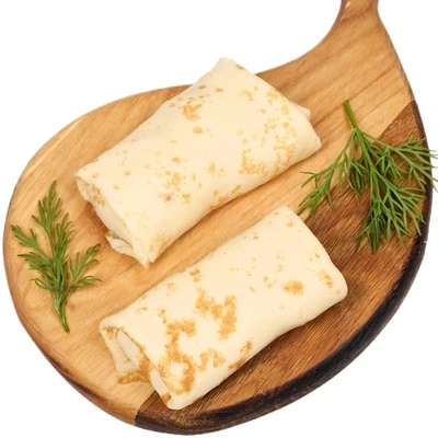 Блинчики-налистники с курицей и грибами Деликатеска 100г-1}