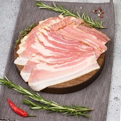 Бекон сырокопченый Мясной Гурман нарезка Деликатеска 150г